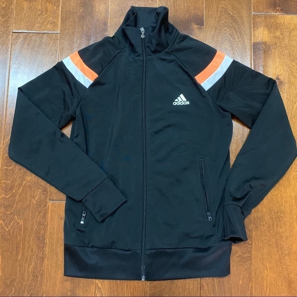 Adidas Climalite Black Peach Zip-Up Jacket S - Picture 2 of 7